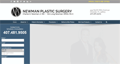 Desktop Screenshot of newmanplasticsurgery.com
